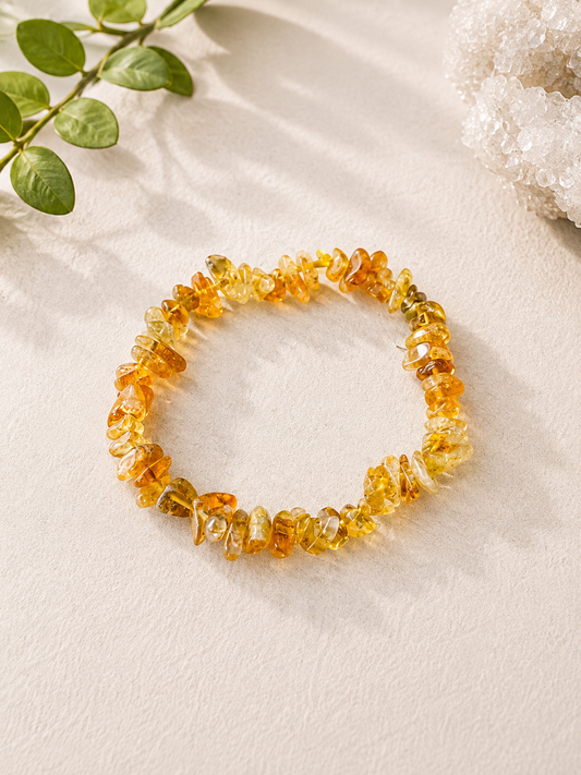 Pulsera Chips de Citrino