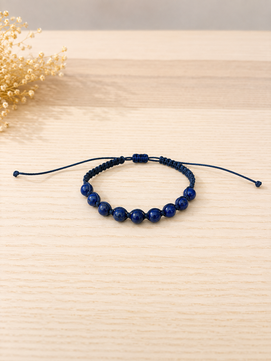 Pulsera de Hilo con Lapislázuli