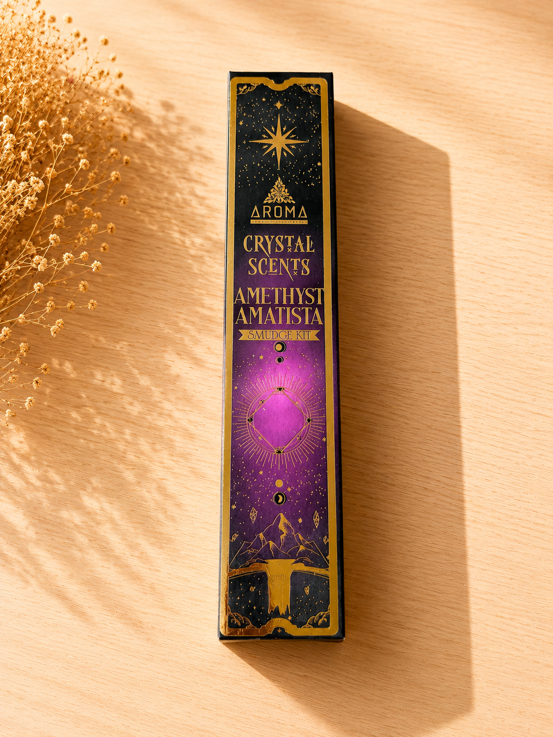 Incienso Crystal Scents Amatista – Smudge Kit