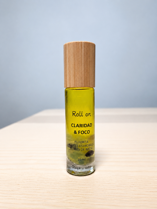 Roll On Áurico Claridad & Foco con Fluorita – 10 ml